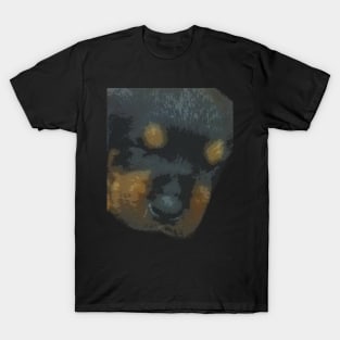 Rottweiler  puppy milk face T-Shirt
